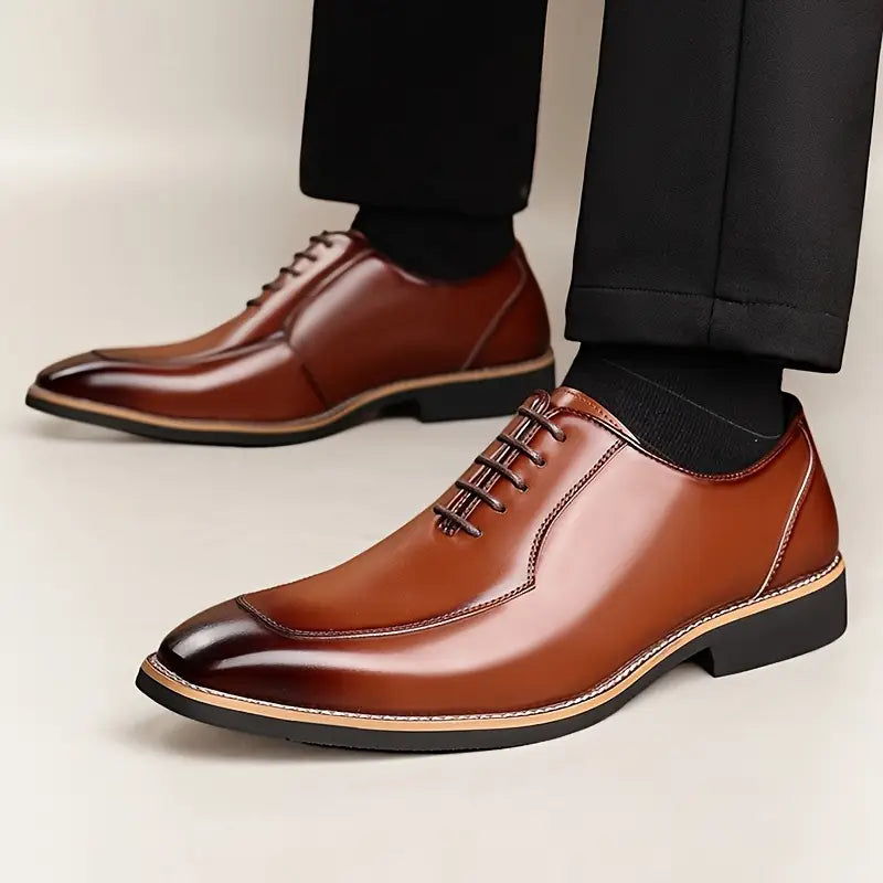 Emilio® | Cambridge Genuine Leather Dress Shoes