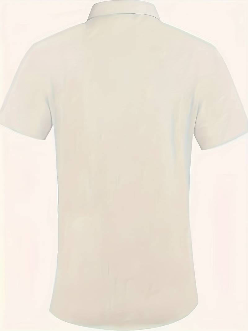 Luciana® | Plain Short Sleeve Shirt For Men