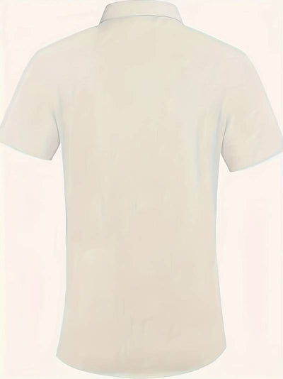 Luciana® | Plain Short Sleeve Shirt For Men