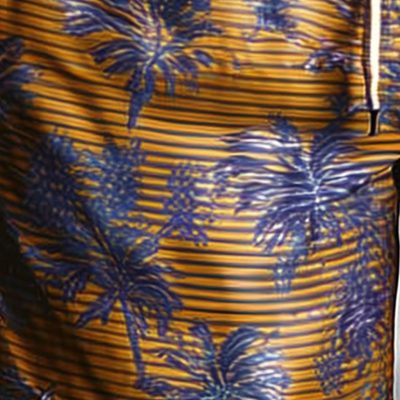 Terry | Men'S Summer Fashion Printed Satin Casual Shorts