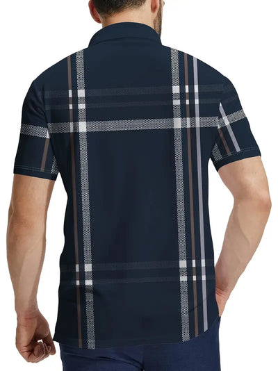 Lurdes® | Stylish Striped Short-Sleeved T-Shirt For Men
