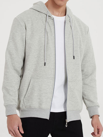 Tanner | Basic Zip Through Hoodie