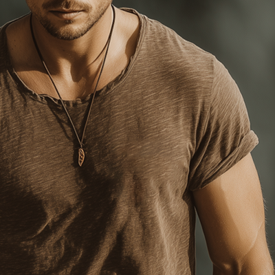 Earl | Men'S Retro Casual Cotton Round Neck Short Sleeve T-Shirt