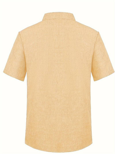 Elliot® | Stylish, Buttoned Short-Sleeved Shirt For Men