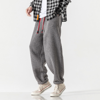 Suetonio® | Loose-fitting fleece trousers for men