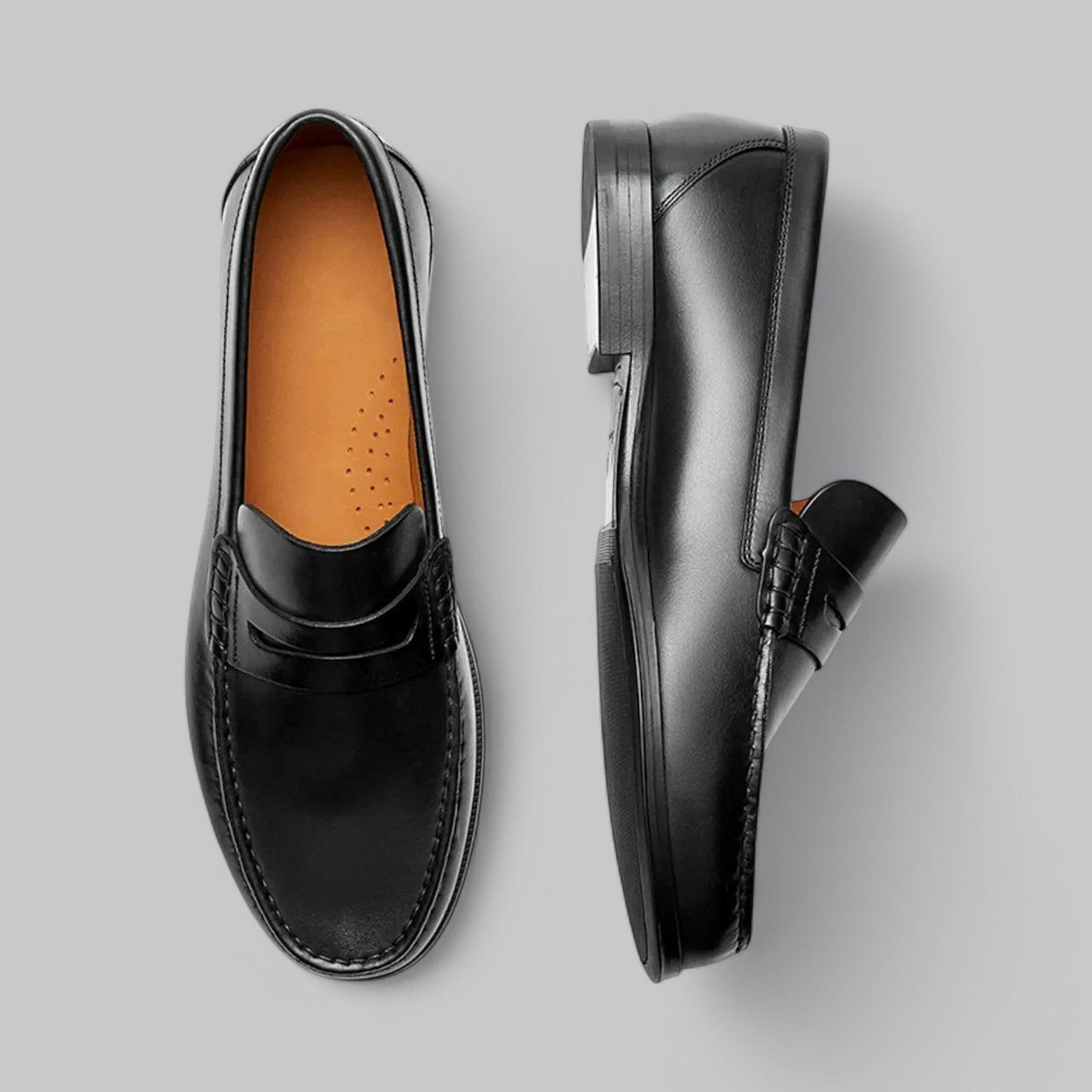 Nikolas | Chic Leather Penny Loafers