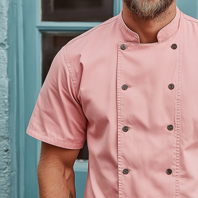 Adrian | Men'S Retro Casual Cotton Washed Stand Collar Short Sleeve Shirt