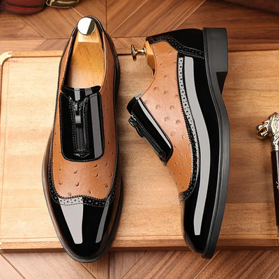 Gregory | Lusso Ostrich Leather Loafers