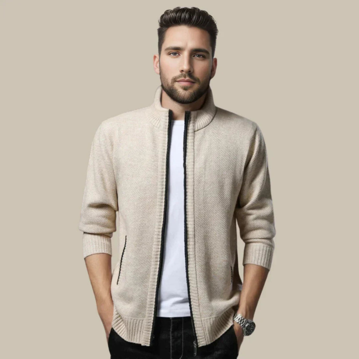 Anthony® | Men's vest with zipper