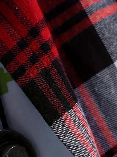 Lisandro® | Checked, Casual Long-Sleeved Overshirt