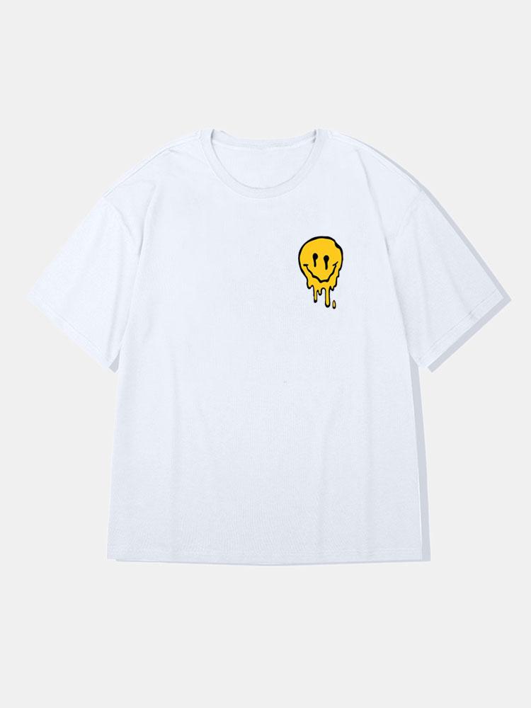 Buenaventura® | Smile Face Graphic Cotton T-Shirts