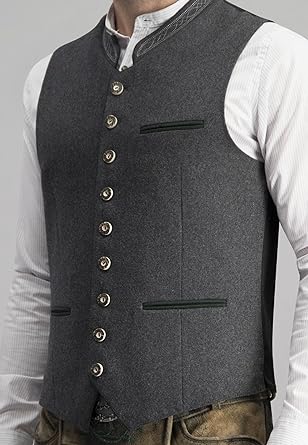 Malaquías® | Elegant Men'S Traditional Gray Traditional Vest