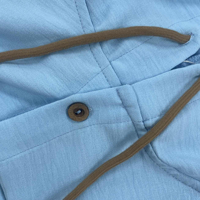 Men's Solid Color Single Breasted Long Sleeve Hoodie