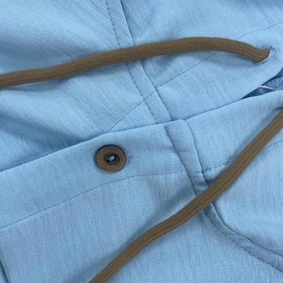 Men's Solid Color Single Breasted Long Sleeve Hoodie