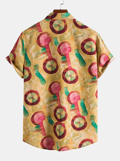 Agamenon® | Abstract Print Shirt