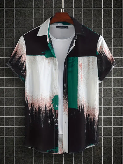 Lyda® | Casual Short-Sleeved Shirt With Various Patterns For Men