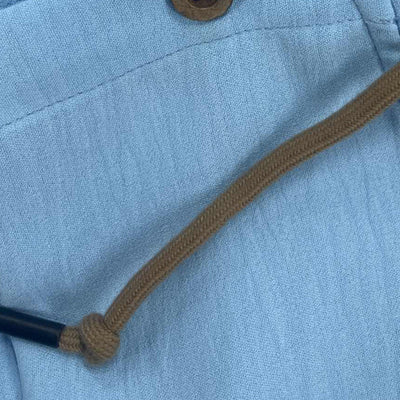 Men's Solid Color Single Breasted Long Sleeve Hoodie