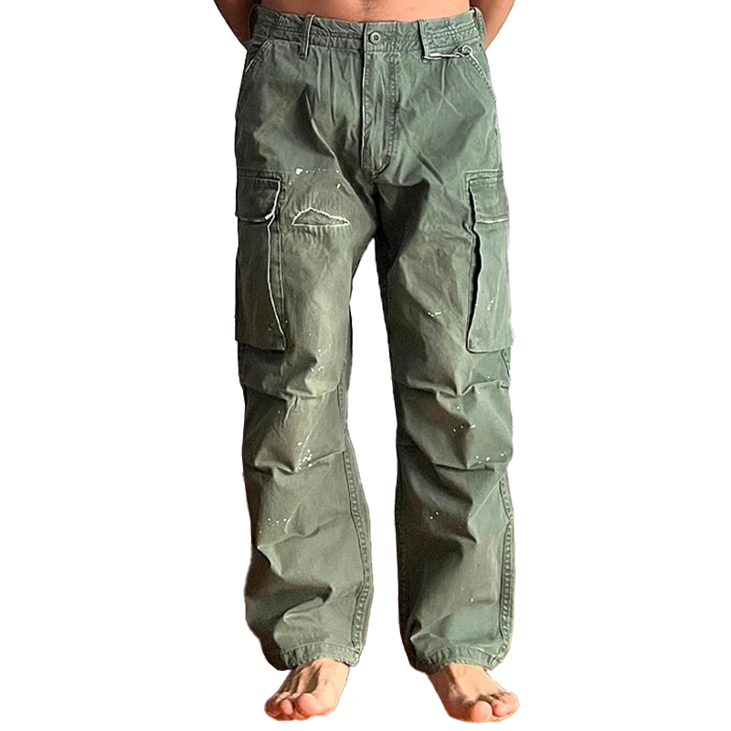 Bartrem® | Men's Loose Large Pocket Wear-resistant Cargo Paratrooper Pants 35879567Z