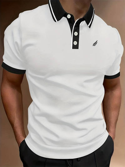Lucila® | Casual, Plain Polo Shirt For Men