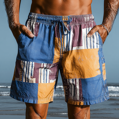 Theodore | Men'S Summer Fashion Printed Cotton Blended Casual Shorts