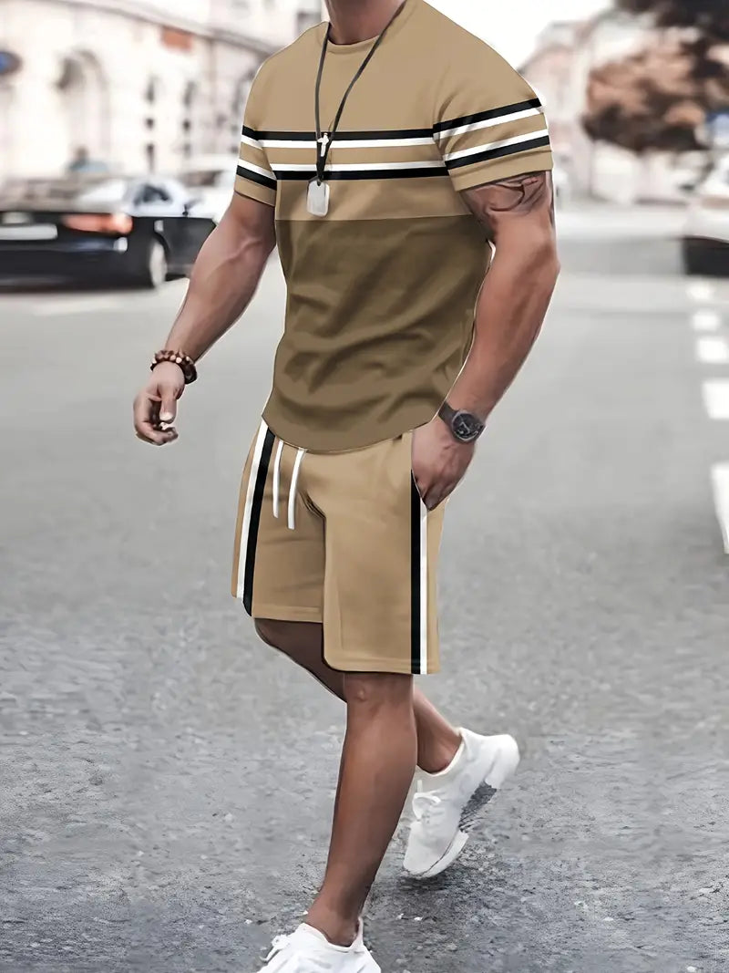 Alex® | Casual Color Block T-Shirt For Men
