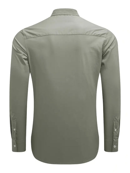 Lotis® | Casual Long-Sleeved Shirt With Button Placket