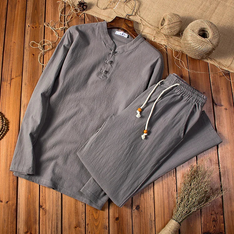 Gallagher® | 2-Piece Set Consisting Of A Long-Sleeved Shirt And Trousers With An Elastic Waistband