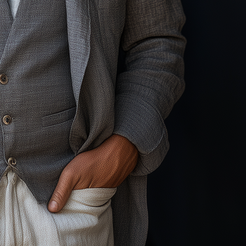 Julius | Men'S Summer Fashion Light Linen Suit Jacket