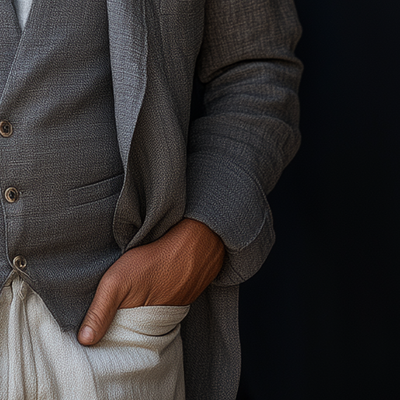 Julius | Men'S Summer Fashion Light Linen Suit Jacket
