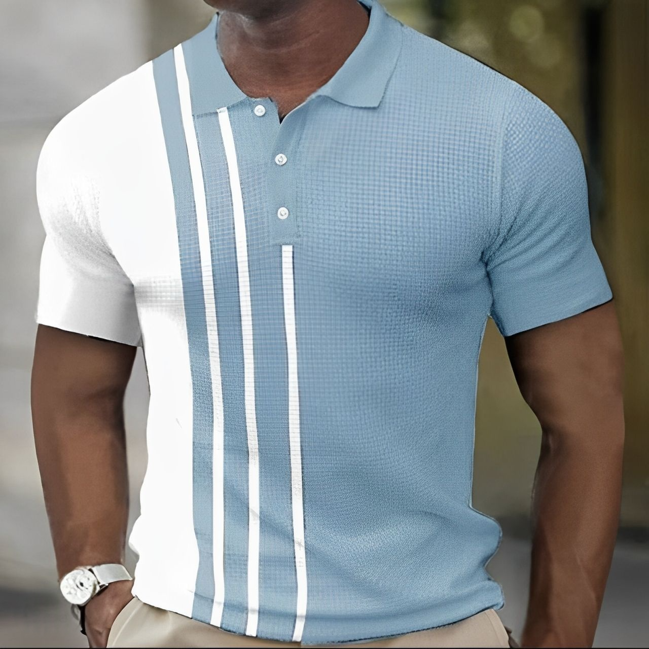 Ives | Stylish striped polo shirt
