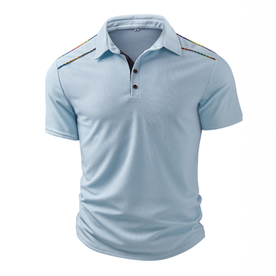 Henry | Men'S Waffle Stitching Short-Sleeved Polo Shirt