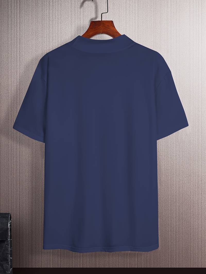 Eddy® | Elegant T-Shirt With A High Collar
