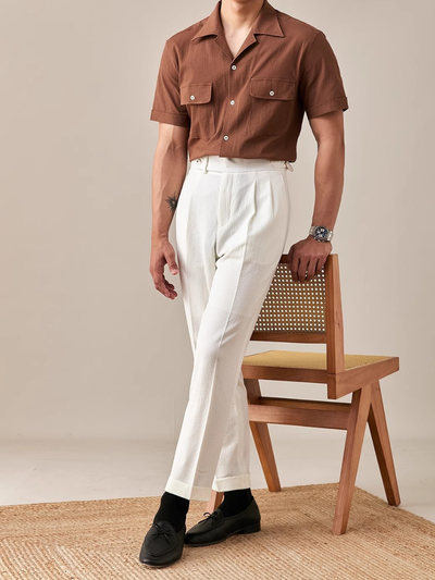 Elroy® | Seersucker Short Sleeve Shirt