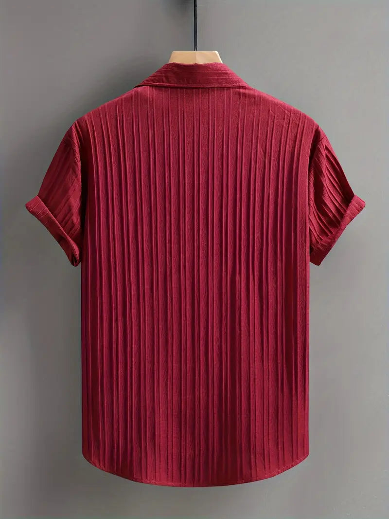 Mateo® | Classic Short Sleeve Button Down Shirt For Men