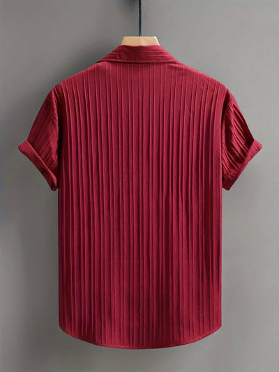 Mateo® | Classic Short Sleeve Button Down Shirt For Men