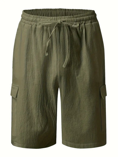 Halston® | Comfortable Cotton Cargo Shorts For Spring/Summer