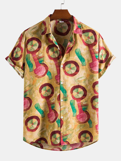 Agamenon® | Abstract Print Shirt