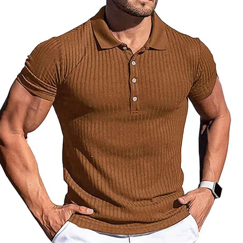 Kadin® | Short-Sleeved Sporty T-Shirt For Men With Lapels