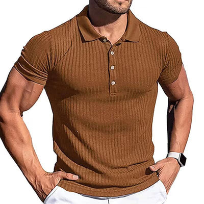 Kadin® | Short-Sleeved Sporty T-Shirt For Men With Lapels