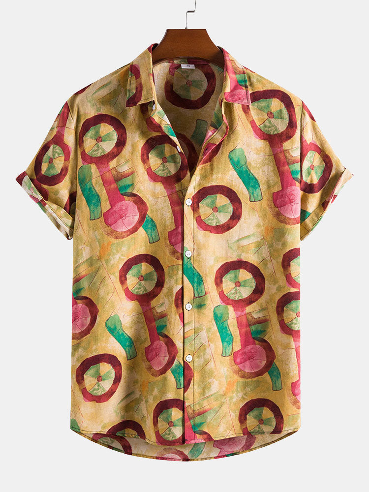 Carlos® | Abstract Print Shirt