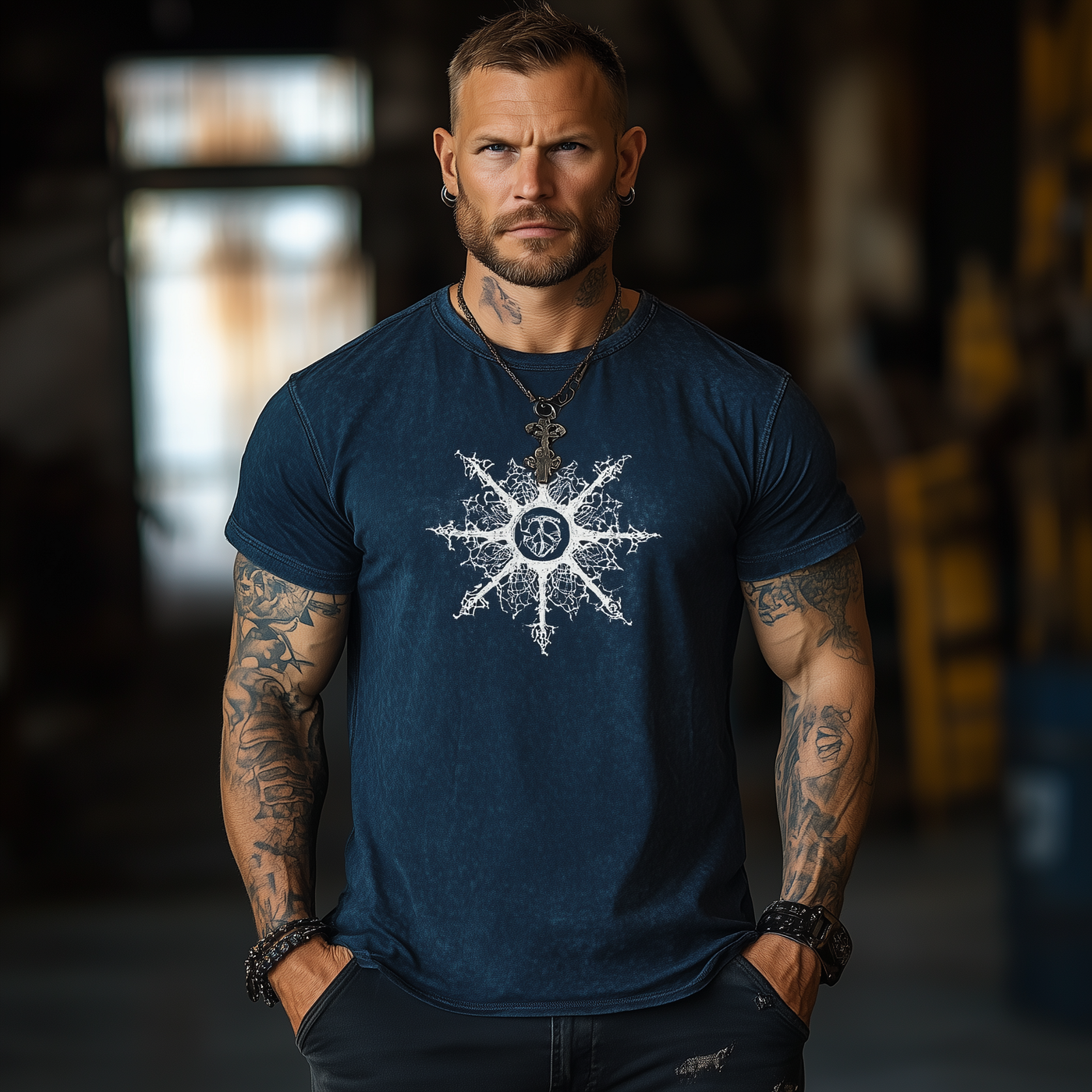 Burt | Men'S Summer Fashion Printed Cotton Blend Short-Sleeved T-Shirt