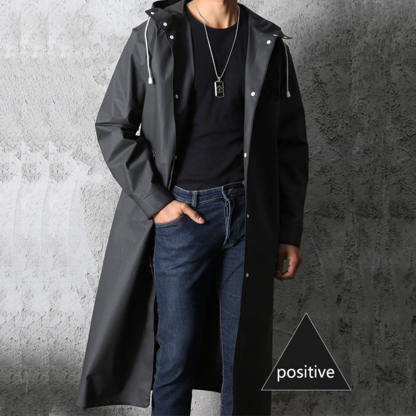 Benedict® | Men's Long Waterproof Hooded Raincoat