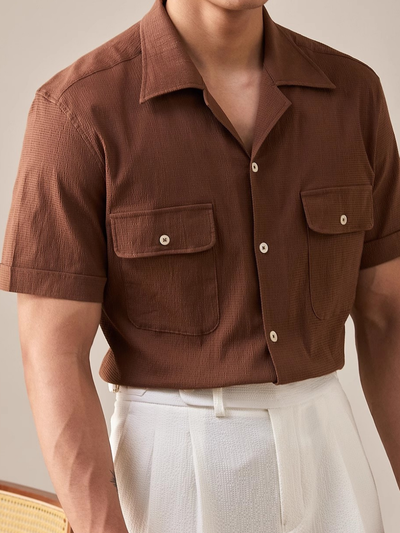 Elroy® | Seersucker Short Sleeve Shirt