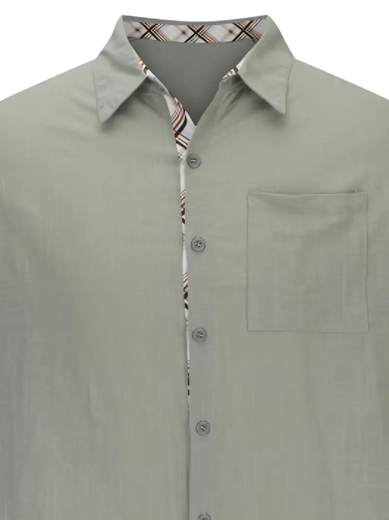 Lyra® | Stylish Shirt With Checkered Graphic Print For Men