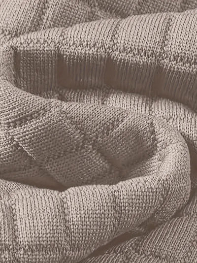 Mack | Textured Knit Hoodie