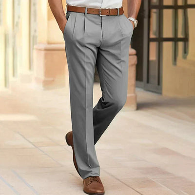 Laurencio® | Casual Business Suit Trousers For Men With Pockets