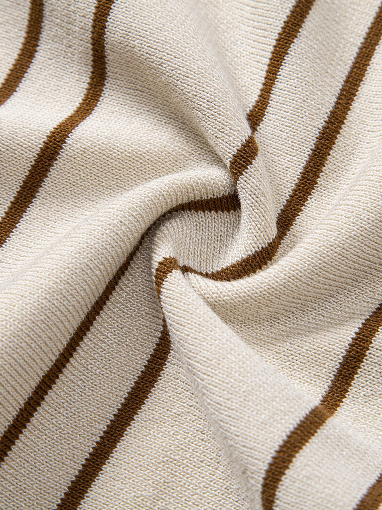 Matthew | Striped Knitted Polo Shirt