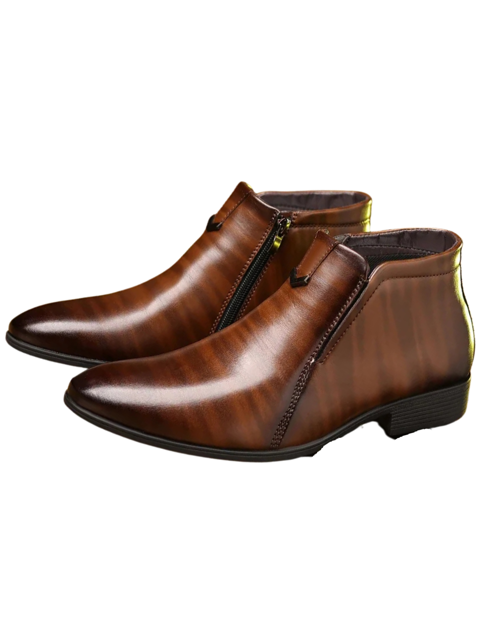 Scott | Beckett Leather Boots With Zipper