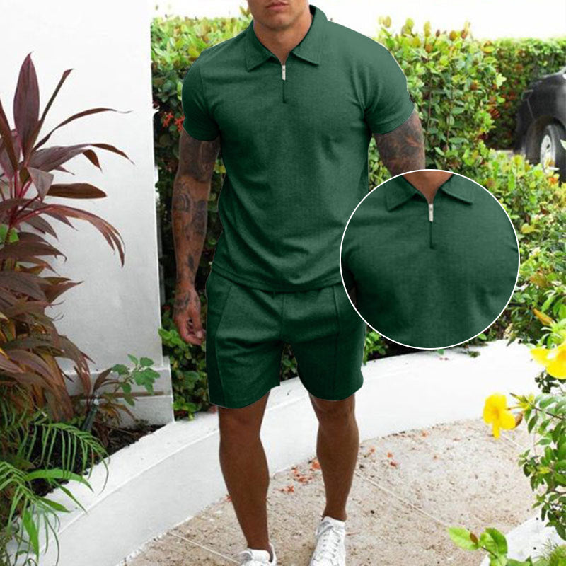 Dorian® | Summer Two-Piece Sporty Short-Sleeved Suit For Men