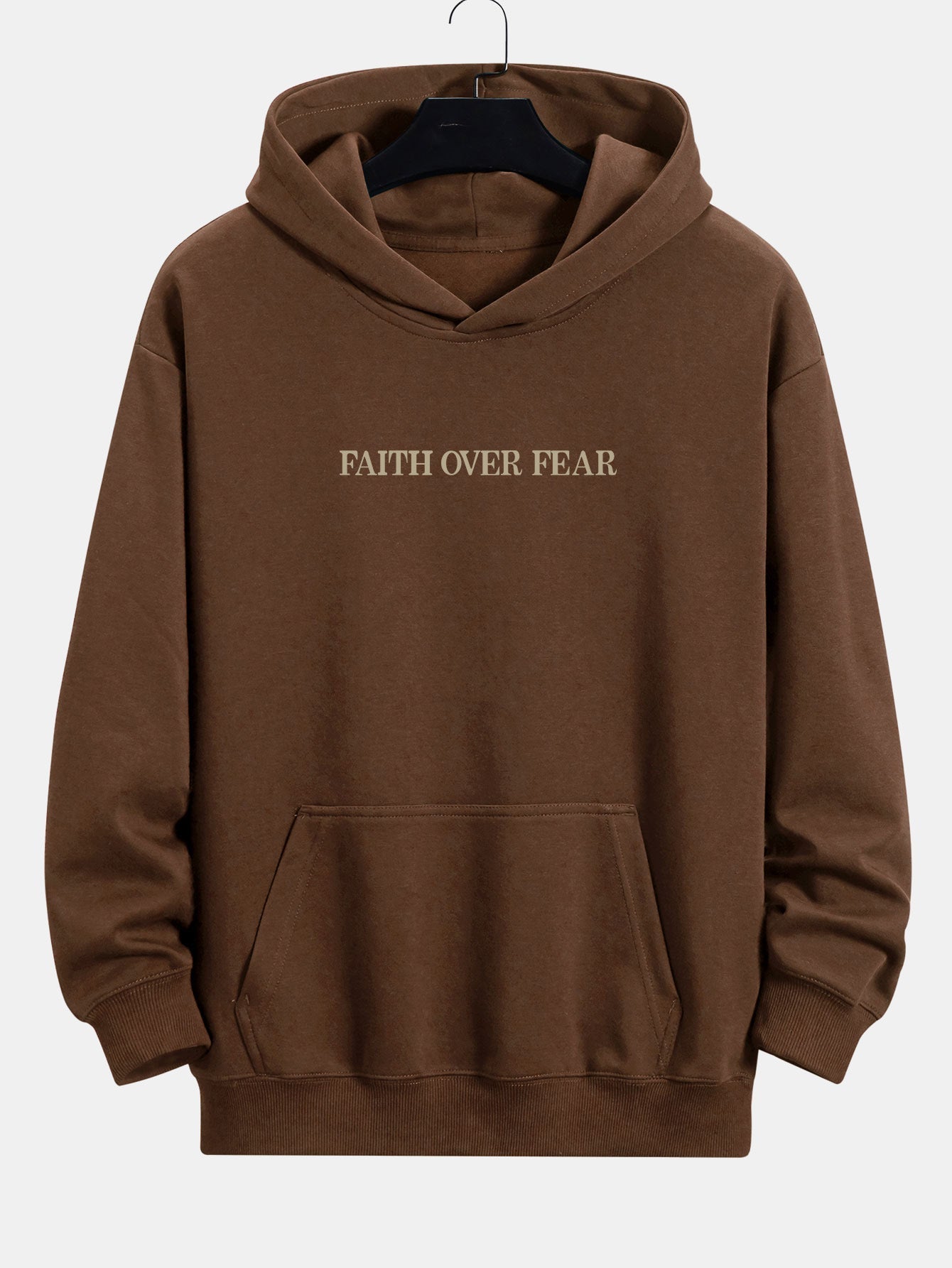 Maximus | Faith Over Fear Print Relax Fit Hoodie